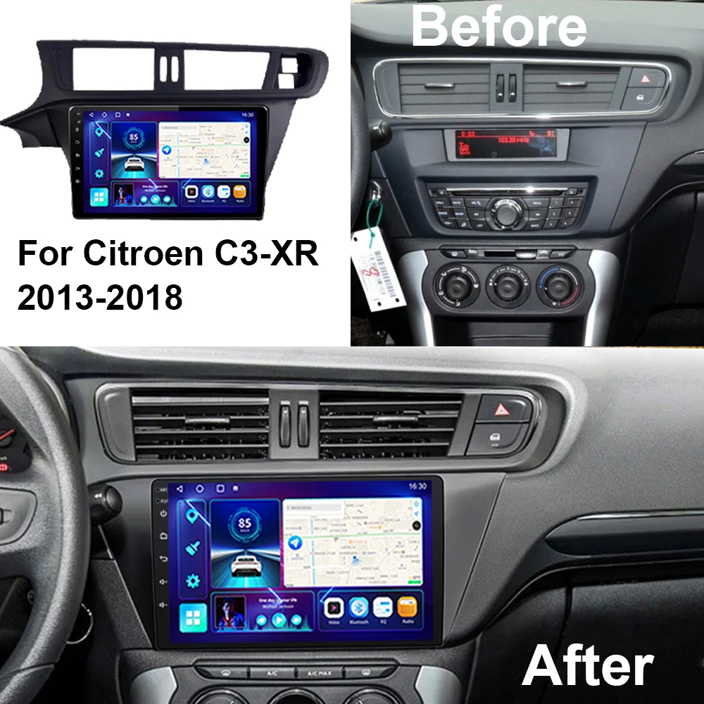 Cc3 2k pour Citroen C3-xr 2019 - 2020 Autoradio Multimédia Lecteur Vidéo  Navigation Stéréo GPS Android 10 No 2din 2 Din Dvd