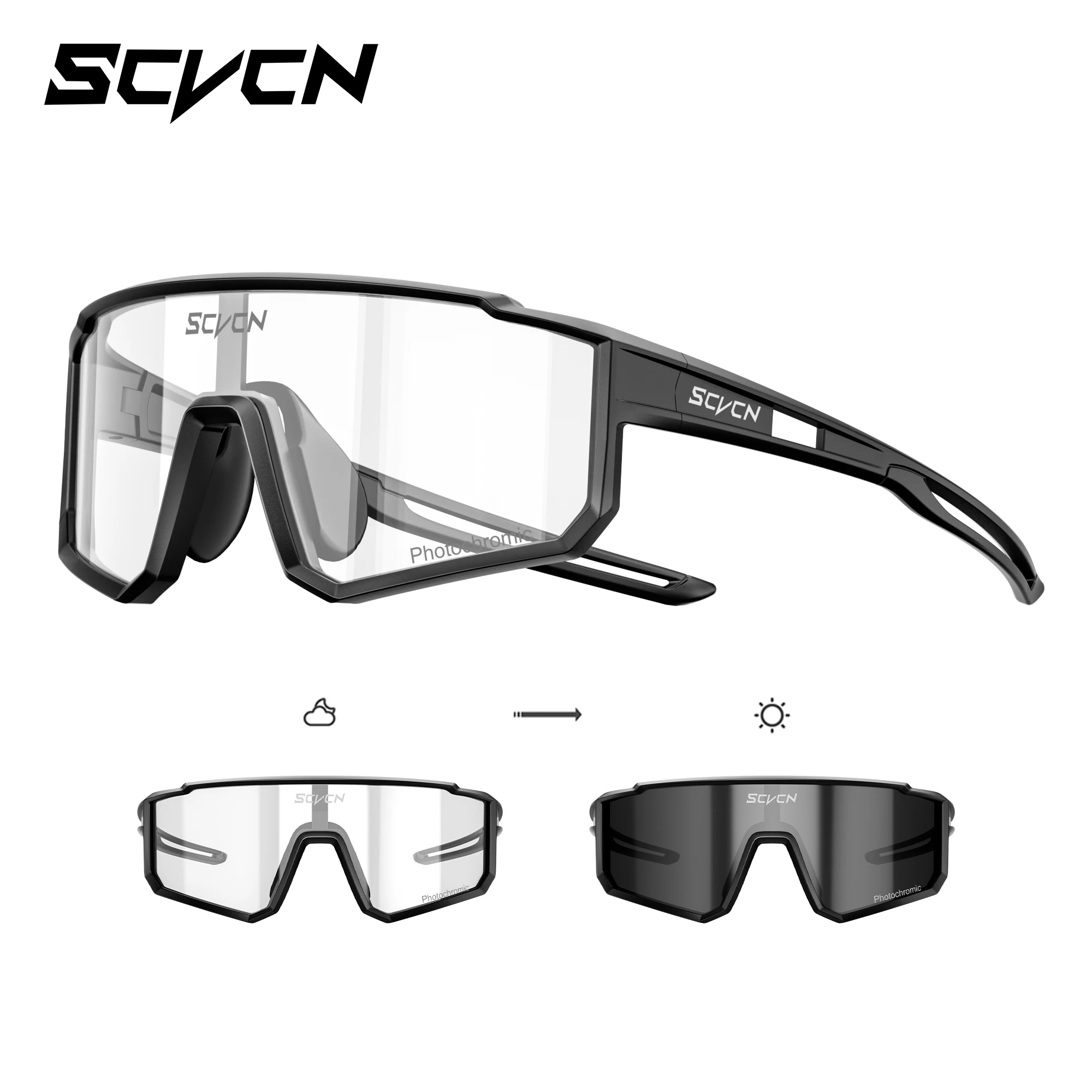 Photochromic Children's Cycling Sunglasses - UV400 Protection