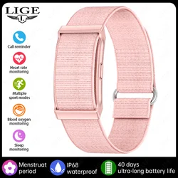 Advanced HRV Health Monitor Smart Bracelet with Blood Oxygen & Body Temperature Tracking (Pink)