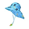 Kids Bucket Hat with Whistle Outdoor Cute UV Protection Beach Cap Boy Girl Summer Hat Breathable UV Protection 6