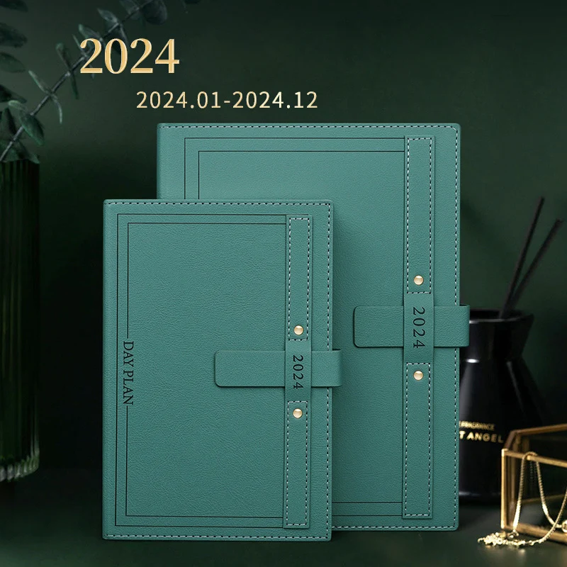 Agenda 2024 Planner Organizer Diary Bullet Sketchbook Calendar Notebook and  Journal A5 Notepad Daily Stationery School Note Book - AliExpress