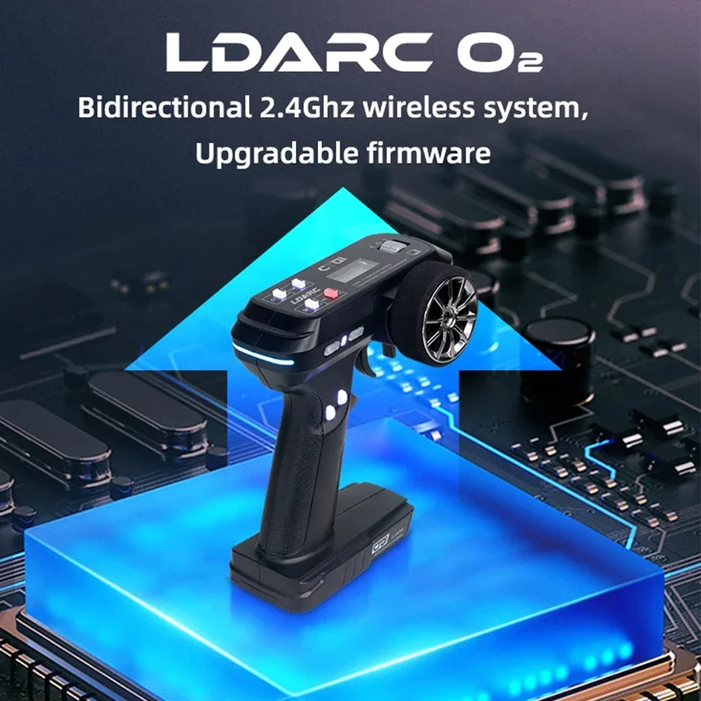 LDARC CT01 전문 리모컨, 영어 및 중국어 LCD 디스플레이, RC 모델..
