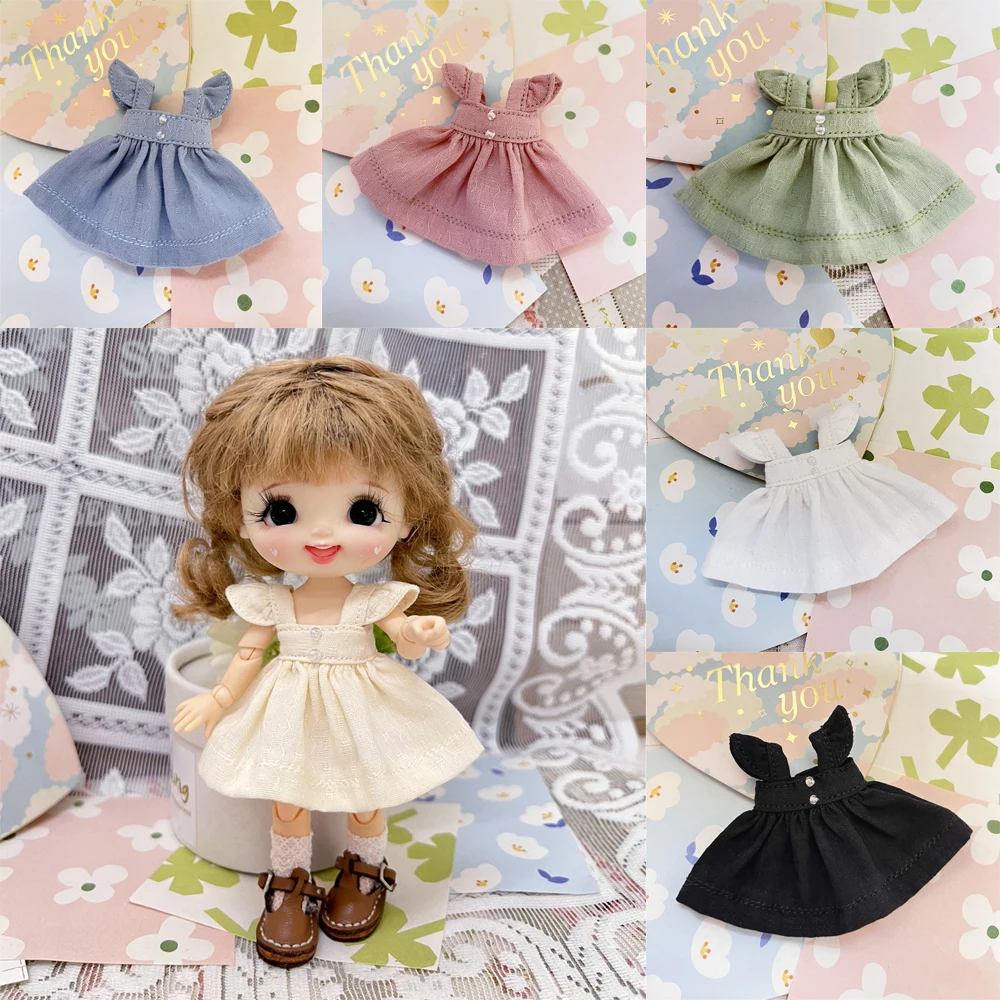 Одежда для куклы OB11, милое платье для кукол YMY P9 1/12 BJD