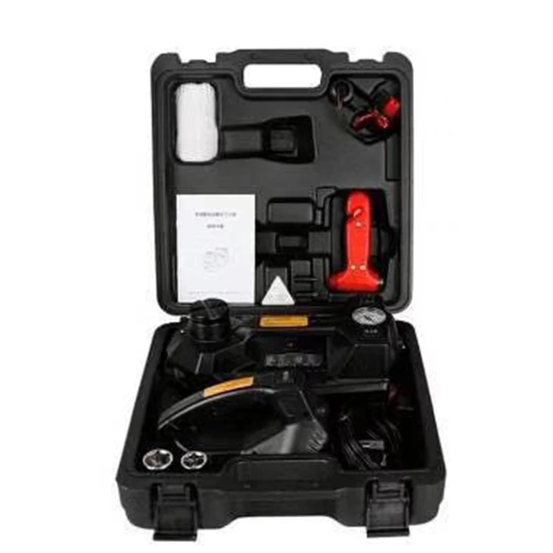 DC12V Car Electric Jack Electric Wrench Car Tire Changing Tool 5T Lift 15-450mm Lifting Height Portable Auto Repair Tool