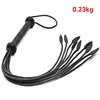 78CM Real Cow Leather Whip,9 Plait Handmade Genuine Leather Bull Whip Cowhide Horse Riding Whip 6