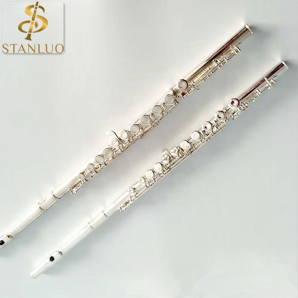 

Pop flute 16hole/17 hole silver - plated stage music instrument