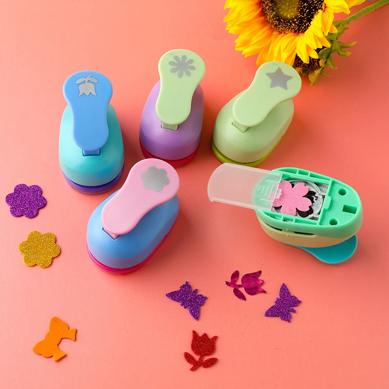 15Mm Mini Scrapbook Punches Handmade Cutter Card Craft Calico Printing Kids DIY Flower Paper Craft Punch Hole Puncher Shape