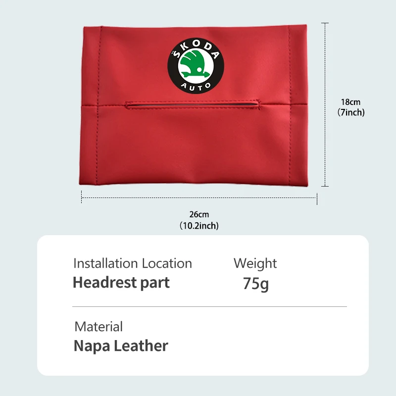 차량용 티슈 박스, 차량 햇빛 가리개 티슈 박스 홀더, 스코다 파비아 카미크 슈퍼브 스칼라 엔야크-iV MK3 비전S 예티용 차량 액세서리