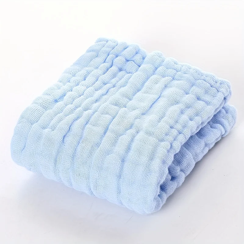 1Pcs Baby Bath Towel Cotton Muslin Squares 6 Layers Gauze Kid Facecloth Face Wash Wipe Hand Soft Newborn Stuff Handkerchief