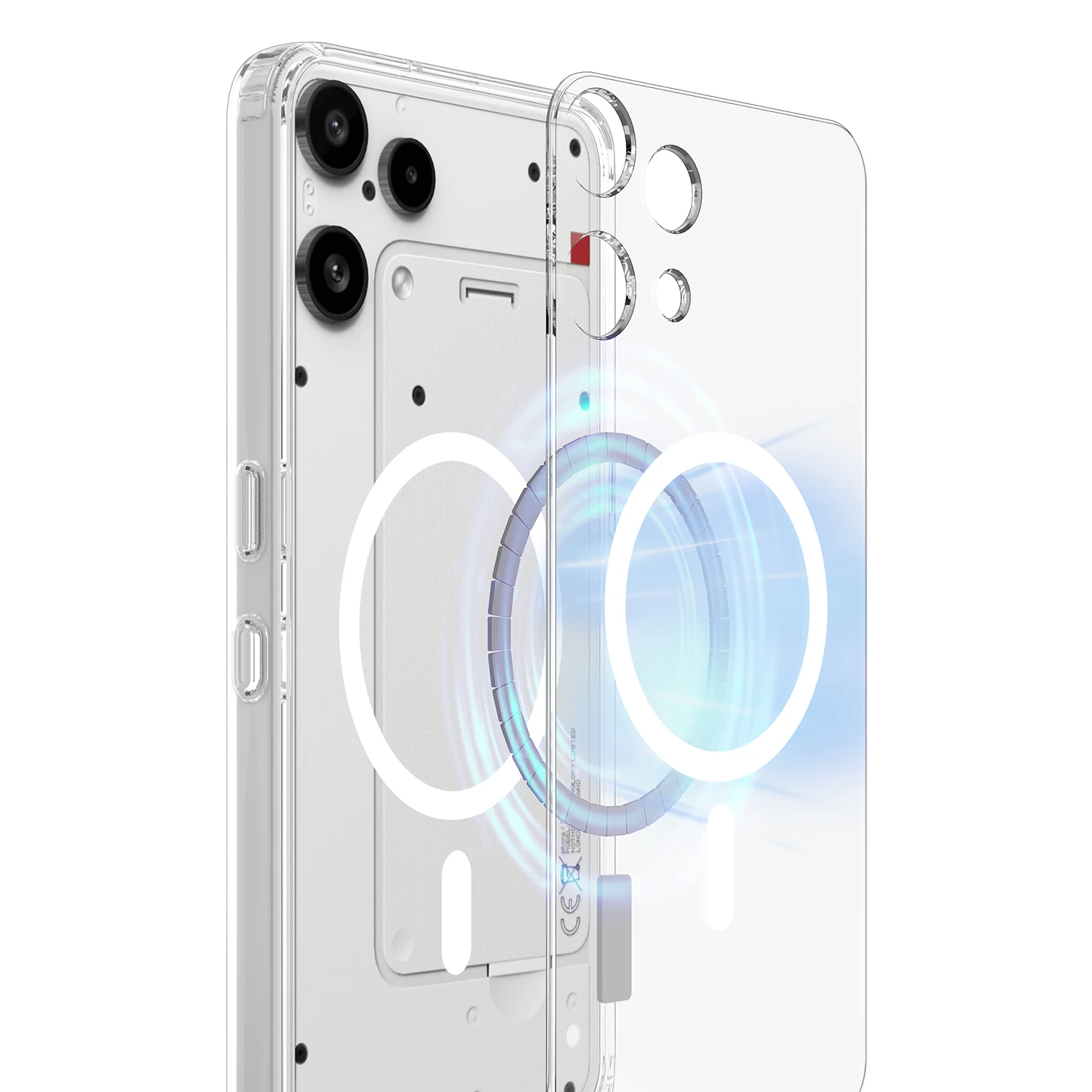 Magnetic Acrylic Transparent Scratch-Proof Hard Cover Case
