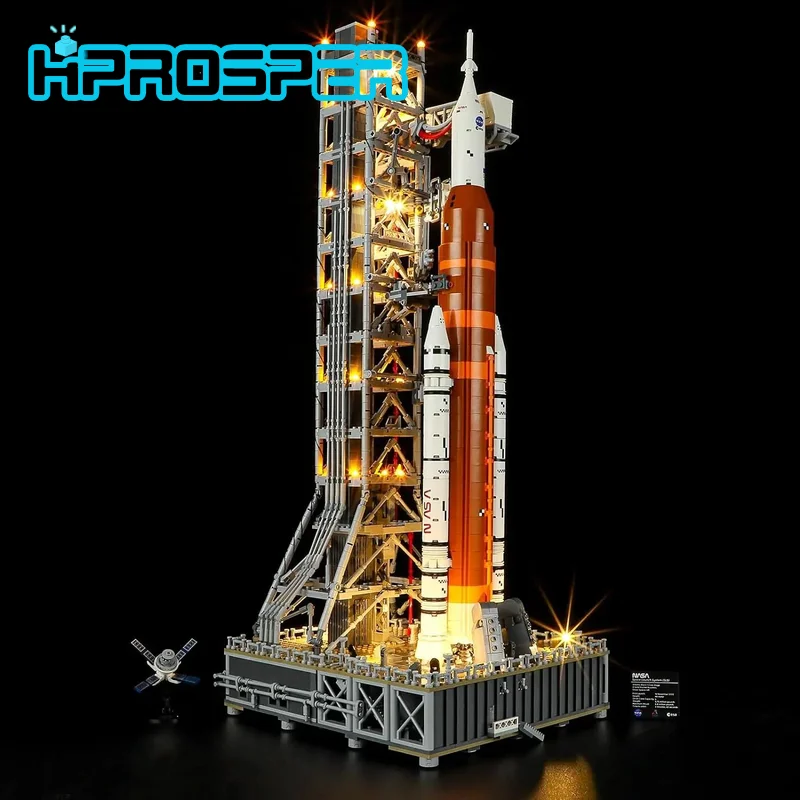 Lamp Lego Saturn V Light Kit Hprosper LED Light For 10341 NASA