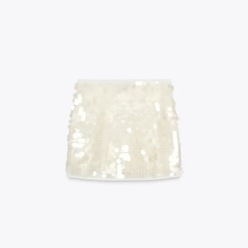 Glamorous Sequin Mini Skirt - High Street Fashion Chic