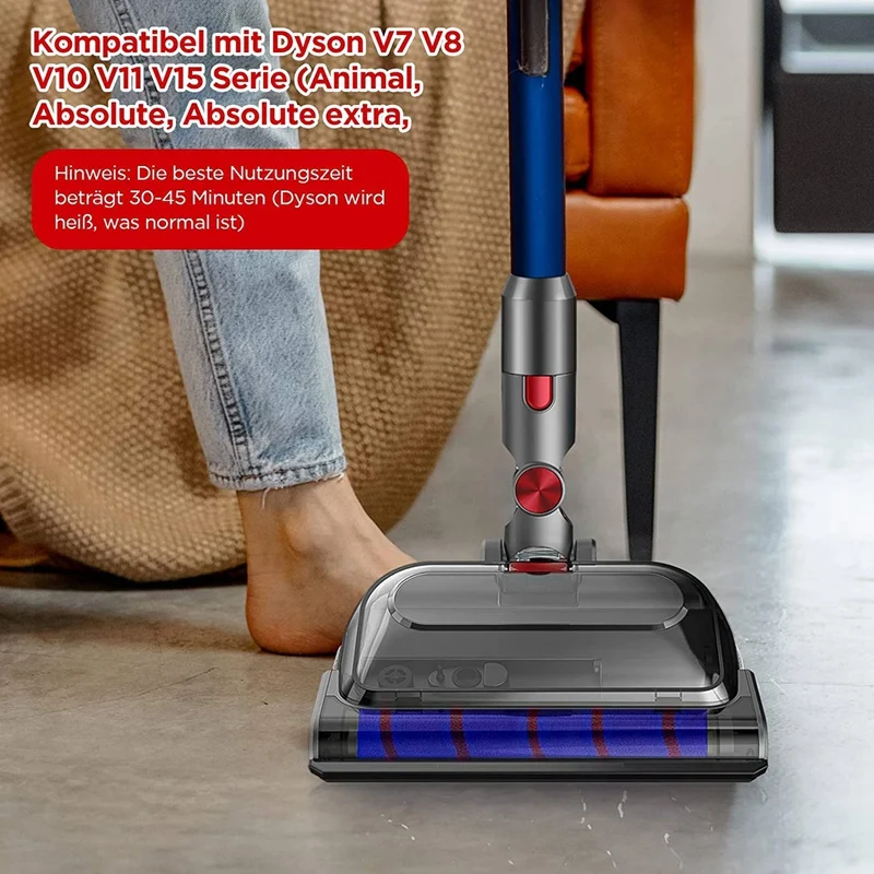 Attachment Mop Suction Electric Mop With Lock And Mop For Dyson V15 V11 V10 V8 V7 Vacuum Cleaner