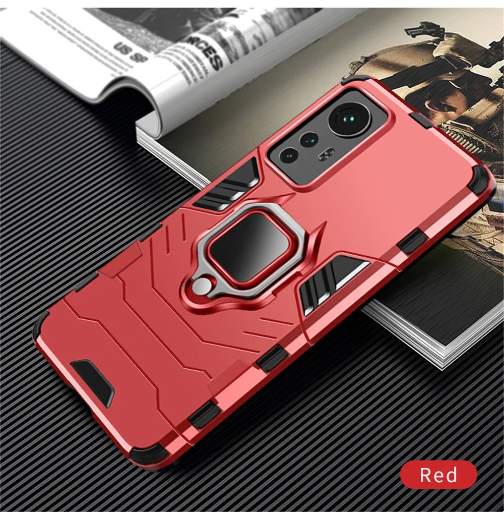 Magnet Armor For Xiaomi 13T 12X 11T 12T 13 12 Mi 9T 10T 10 9 8 A2 11 Lite 5G NE 11i Pro A3 A1 ShockProof Ring Case Cover_voghion.com