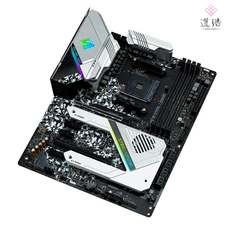 For ASROCK X570 STEEL LEGEND Motherboard 128GB HDMI PCI-E4.0 M.2 Socket AM4 DDR4 ATX X570 Mainboard 5 For ASROCK X570 STEEL LEGEND Motherboard 128GB HDMI PCI-E4.0 M.2 Socket AM4 DDR4 ATX X570 Mainboard - Image 3
