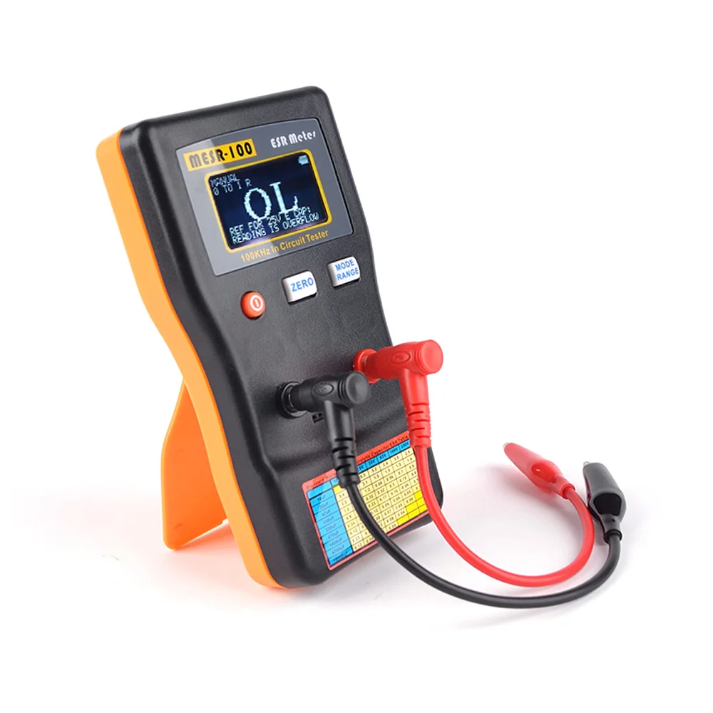 MESR-100/M6013 Esr Capaciteit Ohm Meter Professionele Capaciteit Weerstand Condensator Circuit Testen Apparaat Condensator Tester