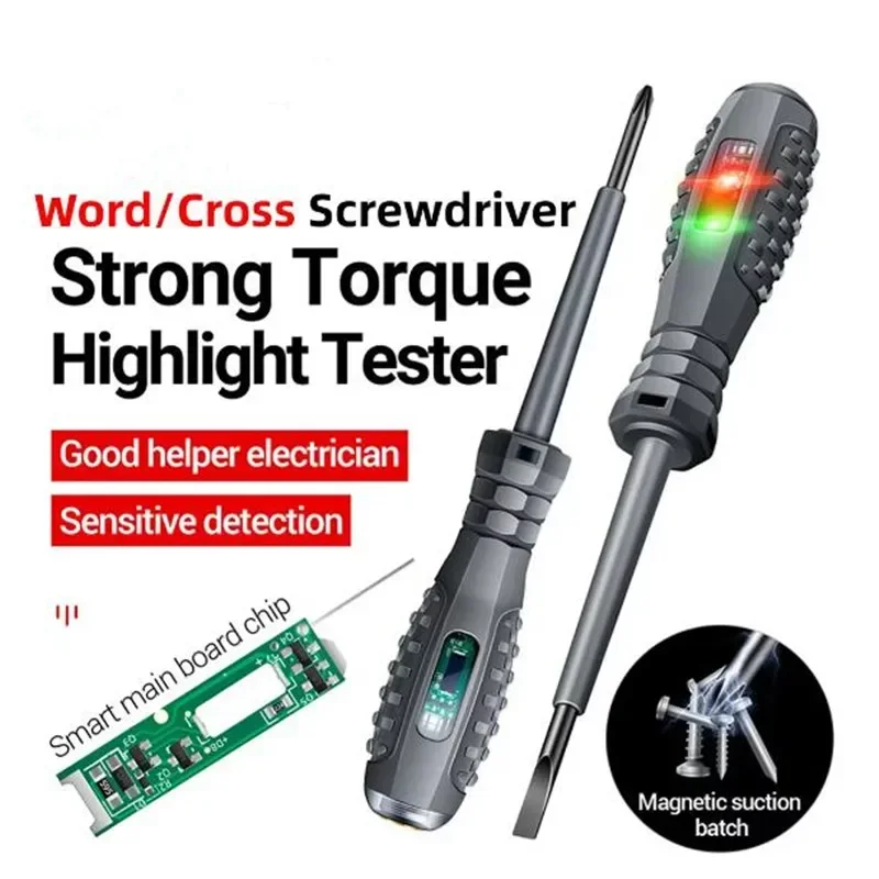 Multi functional Electrician Screwdriver Pencil AC Non contact Induction Test Pen Voltage Tester Voltage Detecto multifunctional tool