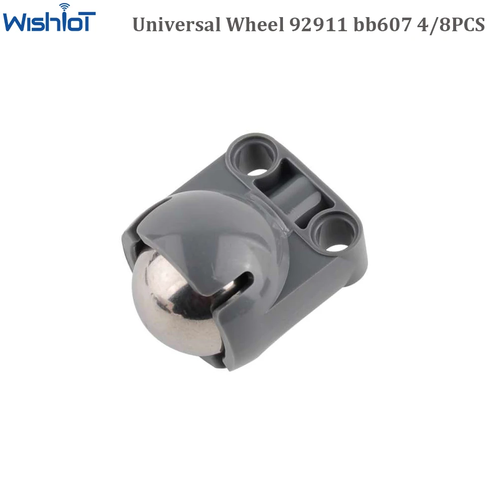

4/8pcs Universal Wheel 92911 bb607 Stainles Steel Ball Compatible with legoed Robot EV3 6023956 4610380 99948 MOC Bricks PF Part
