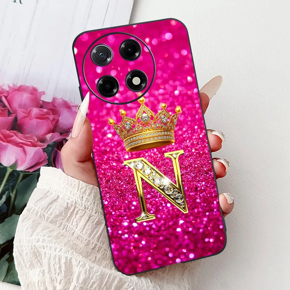 Crown Letters Soft Silicone Case - Premium Protective Cover