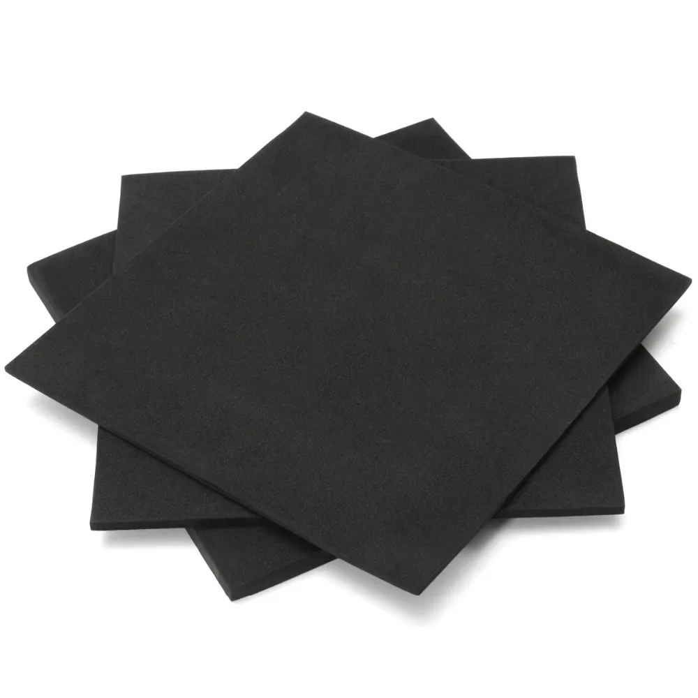 2pcs 3/5/10 mm EVA Foam Sheets High Density Closed Cell Foam Sheet Acoustic Sheet 150x150mm/200x200mm
