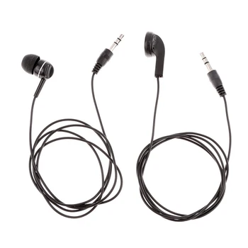 Cuffie cablate da 3,5 mm Auricolari stereo in-ear singoli Nessun microfono Auricolare per PC Computer portatile MP3 MP4 Telefono cellulare