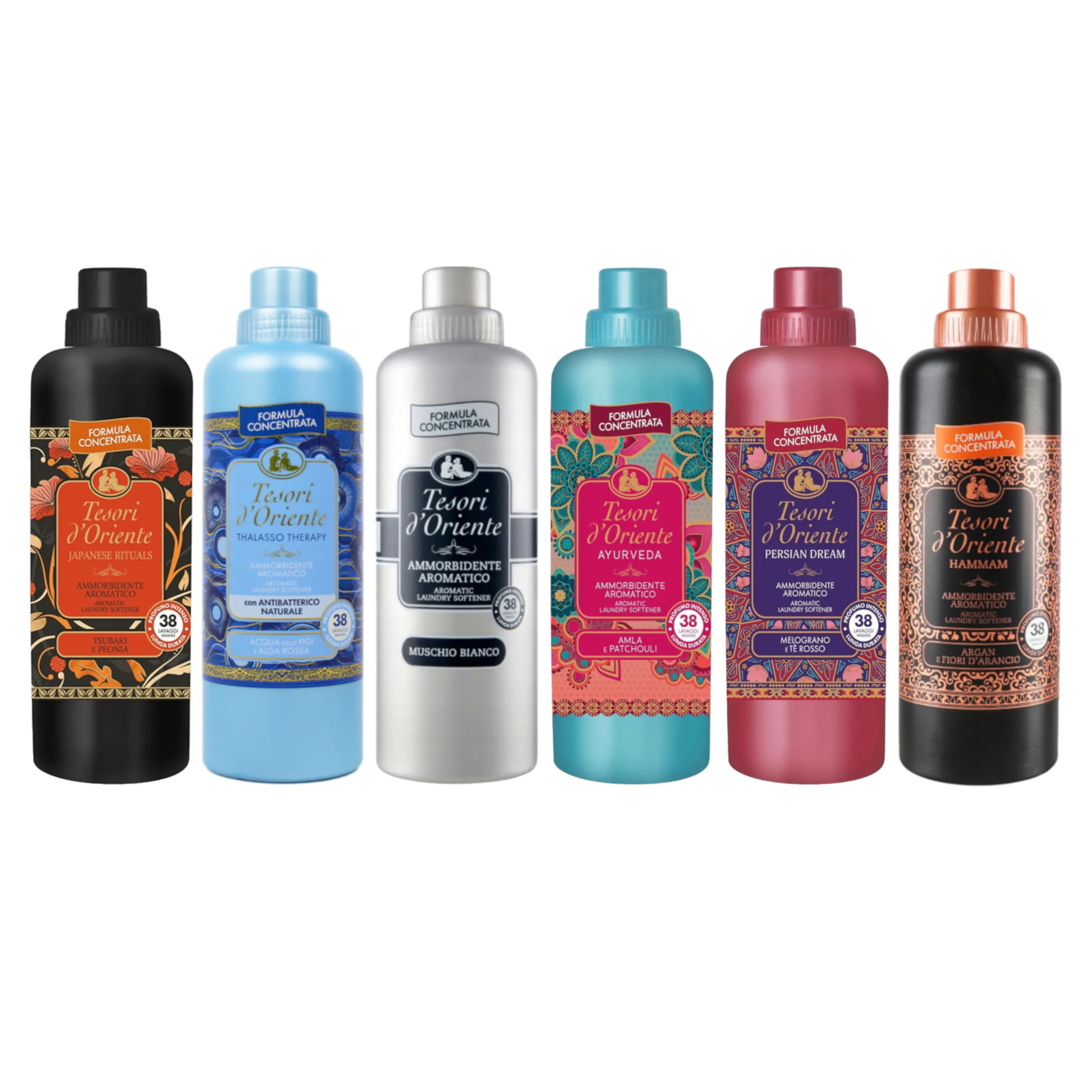 TESORI D’ORIENTE płyn do płukania Mix 6×760 ml z Polski za $15.67 / ~58zł