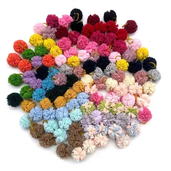 반려견 털 보우 메쉬 볼 보우, 고무 밴드, 반려동물 용품, 반려견 미용 액세서리, 50 개, 100 개, 신제품