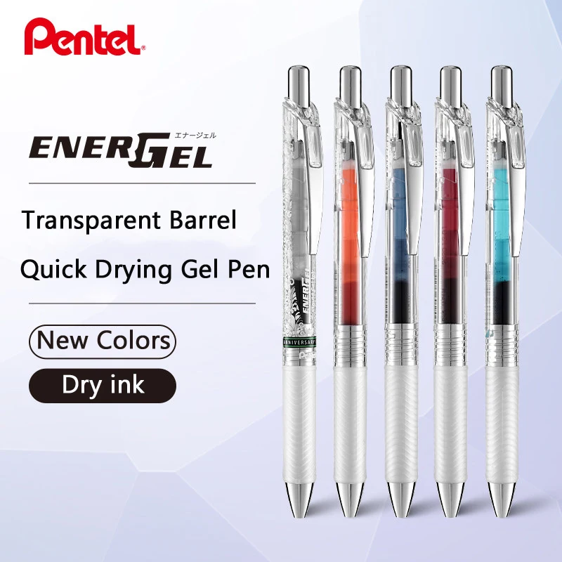 EnerGel Limited Edition Gel Pen - Vibrant Colors, 0.5mm Needle Tip, High-Capacity
