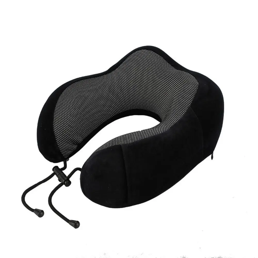 Deluxe Memory Foam Travel Neck Support Pillow with Enhanced Comfort