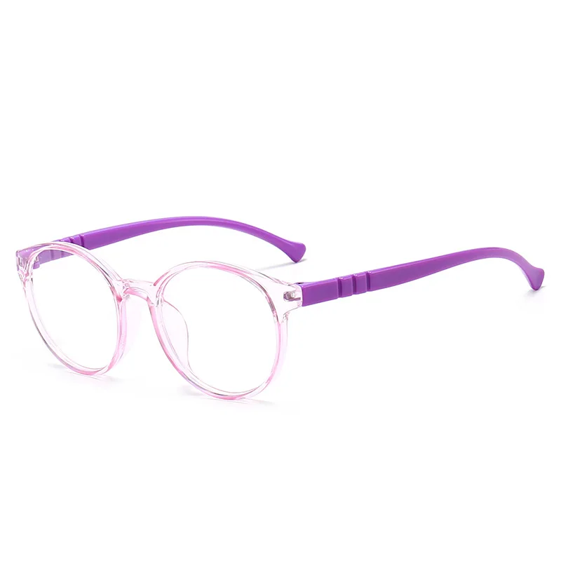 Children's Blue Light Blocking Glasses - Silicone Frame with Clear Lenses for Safety and Comfort