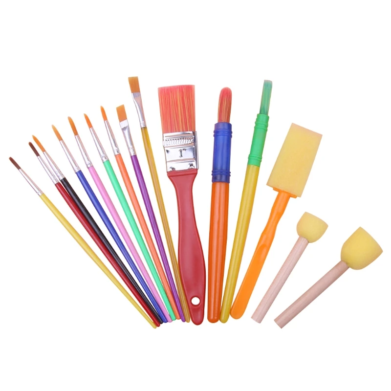

Soft DIY Sponge Seal Practice for Adults Durable Easy Operation Nylon HairChildren's Basic Painting for Kids