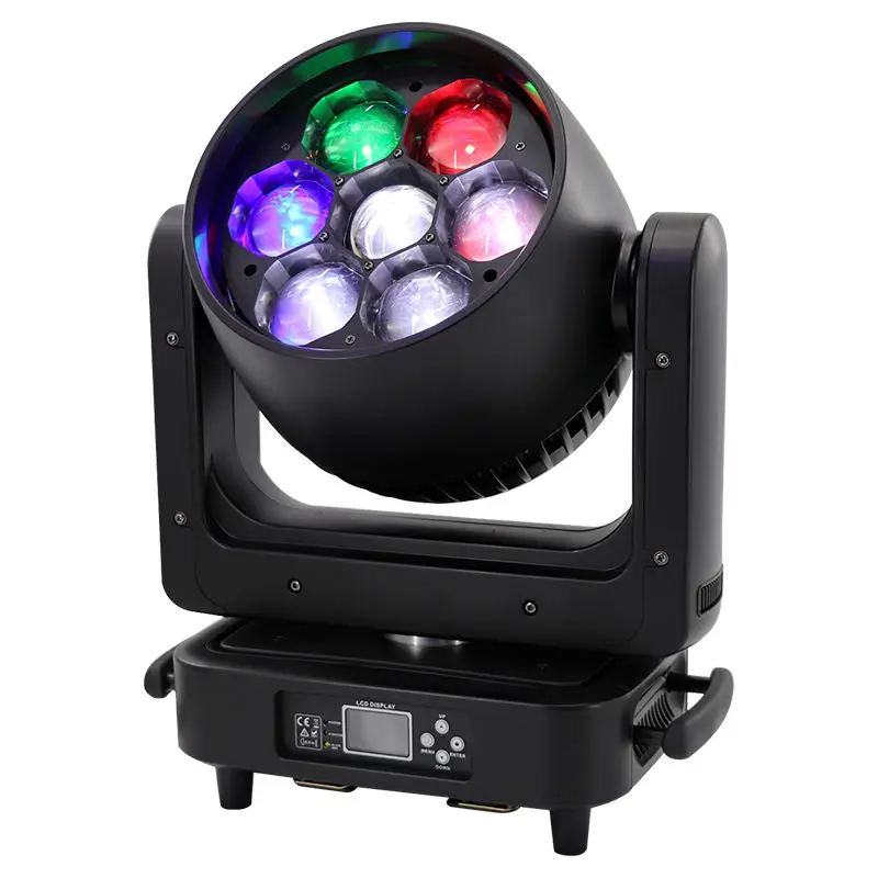 

DJ диско шоу zoom 7x60w bee eye вращающаяся светодиодная Подвижная головка
