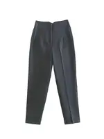 Women Chic Fashion With Seam Detail Office Wear Pants Vintage High Waist Zipper Fly Female Ankle Trousers Mujer - Image 6