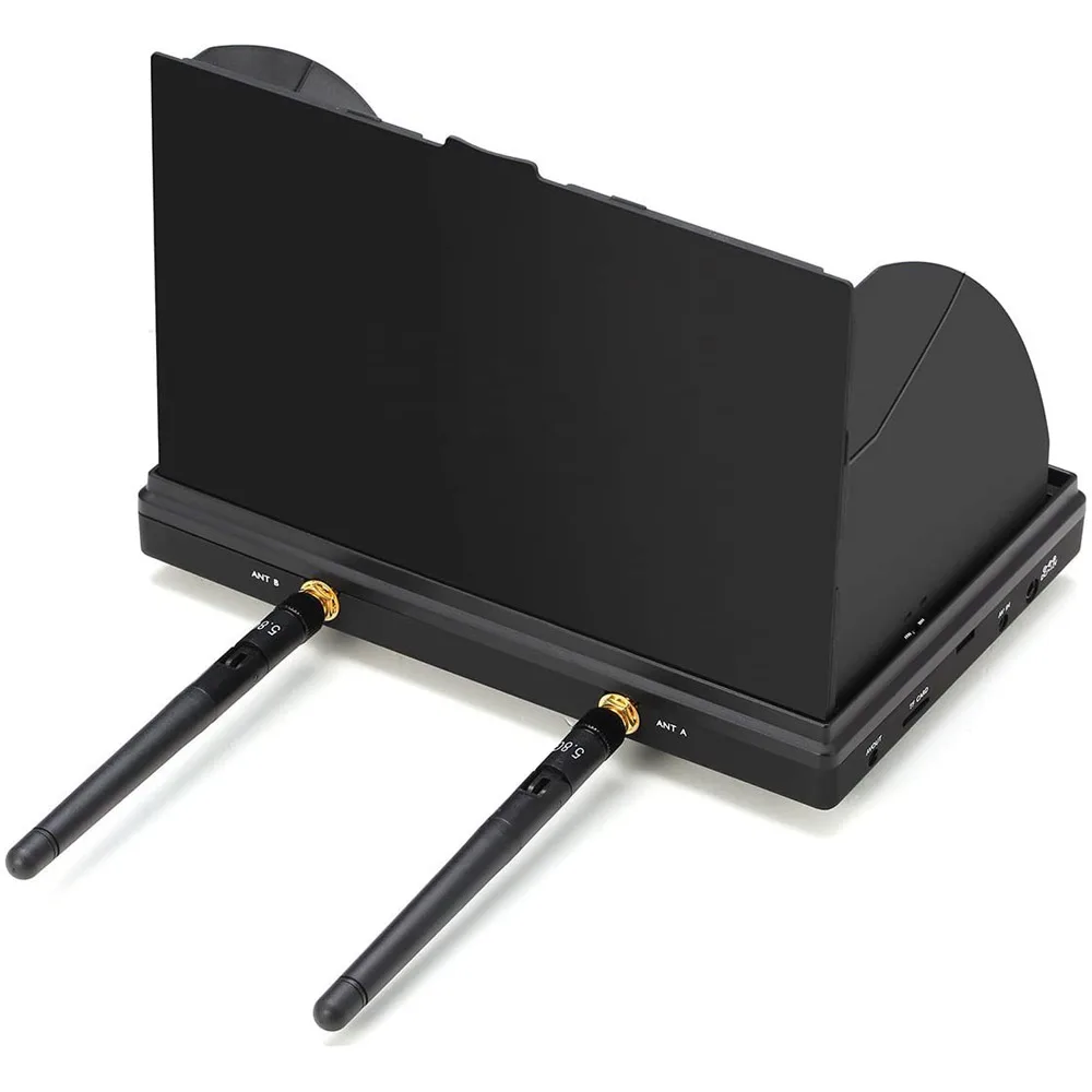 Экран для fpv. Монитор 7&quot; lcd5802d диверсити 40ch с dvr. антенна усилитель для fpv монитора. fpv монитор.