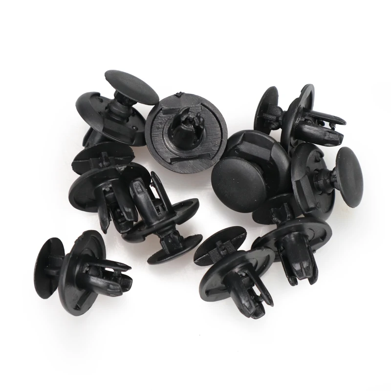 10/20/50pcs Auto Bumper Fastener 8mm Hole Rivet Retainer Push Engine Cover Car Door Trim Panel Clip Fasteners Toyota BMW car fastener clips car retainer clips auto fastener clips car fastener clip auto fastener clip kit