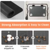 Pet Feeding Dropshipping Pet Placemat for Food and Water Bowl, with Waterproof Rubber Backing, Quick Dry Water Mat for Dog Cat 4