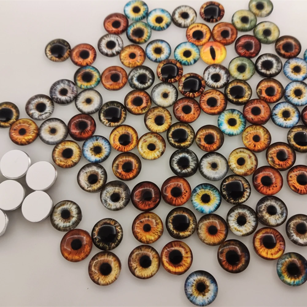 30Pcs Glass Eye for DIY handmade Dolls Animal Cat Dinosaur 2