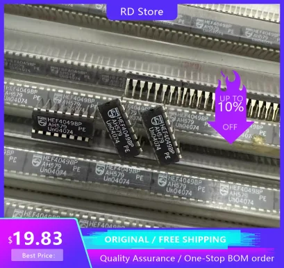 

10PCS HEF4049BP IC DIP-16 Free Shipping