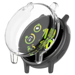 Flexible TPU Protective Case for Smart Watch - Durable Strap Cover and Bumper Shell Accessories (Transparent)
