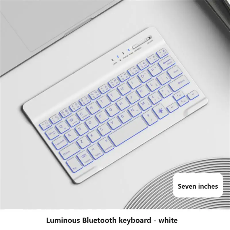 7/10inch Backlit bluetooth compatible keyboard for mobile phone ipad
