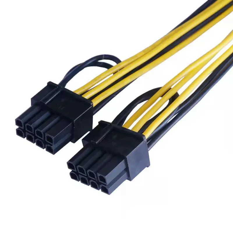 CPU �Ǵ� GPU ä����� �׷��� ī��, ���� PCI-E PCIe 8 �� ���� ���� ��ġ �й�� ���̺� �ڵ�, 0.2m, 8 ��-2x8 �� (6 + 2)