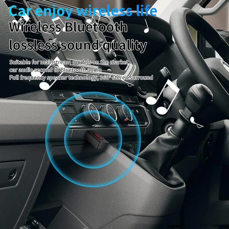 Wireless 5.4 Fm Transmitter Car Adapter Ultra-Fast Wireless Receiver Enhanced Audio Strong Signal Stability For Car Kits Home