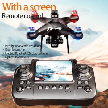 E55 Air Screen Control Drone Professional Wide RC Dron HD 4K Camera Foldable Helicopter Aircraft Quadcopter Drone Kid Gift Toys 1