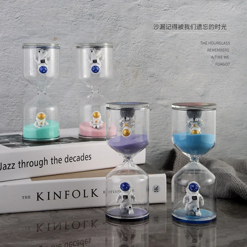 

Астронавт Настольный орнамент оптовая торговля астронавт песочные часы таймер 5/10/15/30 минут астронавт песочные часы украшение дома орнамент