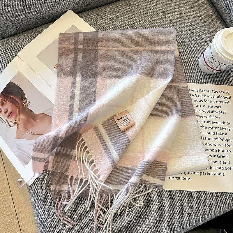 10 pink coffee White Plaid