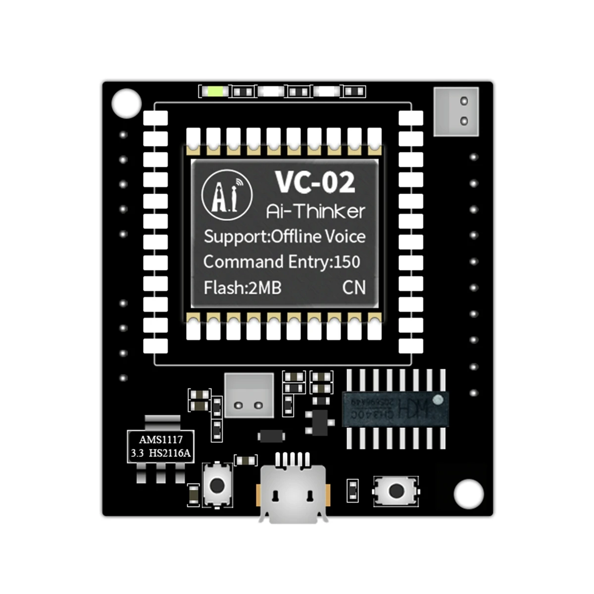 VC-02-Kit AI Intelligent Offline Voice Recognition Control Module Development Board voice recognition module