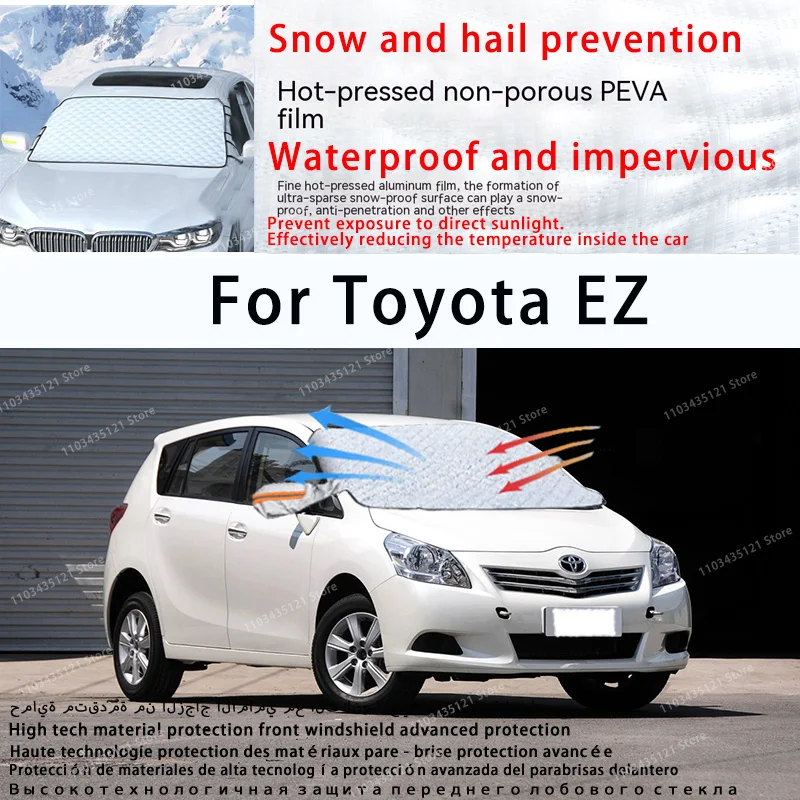 

For Toyota ez the front windshield of a car is shielded from sunlight, snow, and hail auto tools car accessories