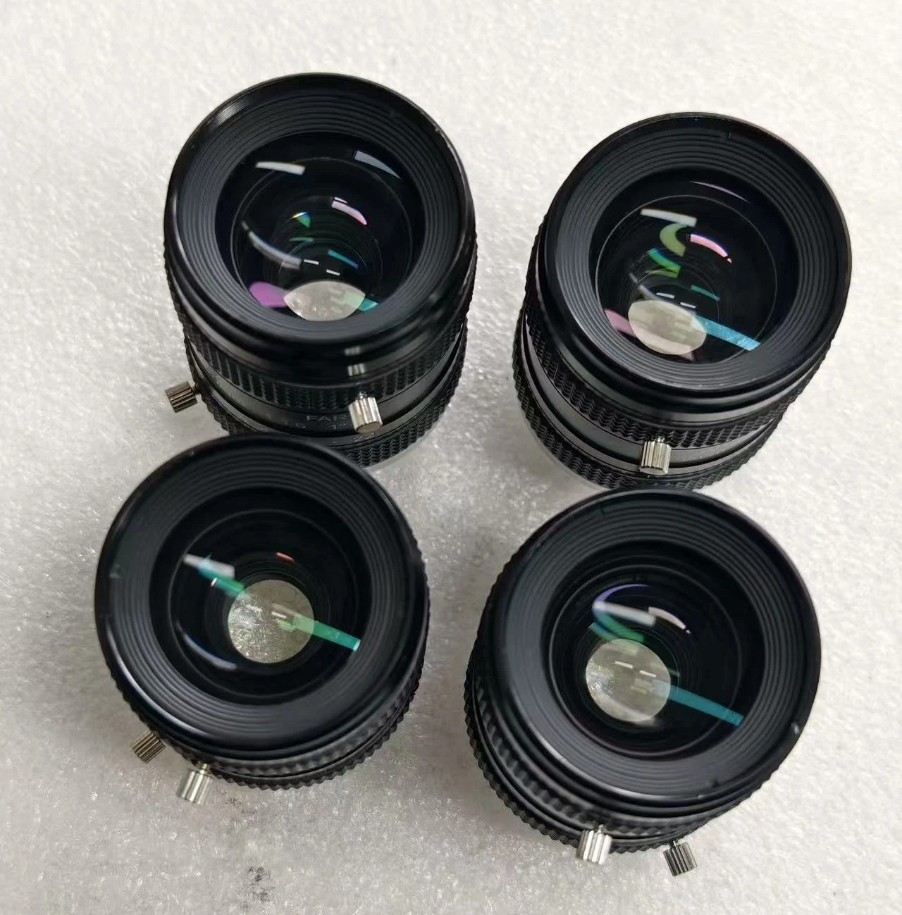 감시 렌즈 고화질 10MP C 마운트 1인치 센서 F1.6 산업용 카메라 렌즈 16mm 20mm 25mm 상태 양호