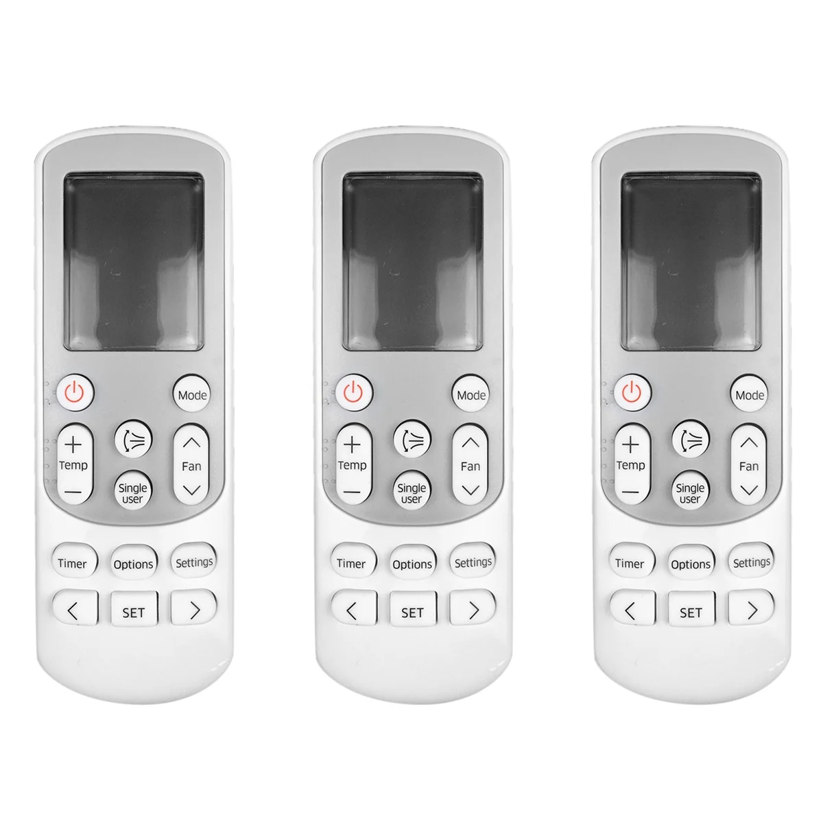

3X Air Conditioning Remote Control Replacement Single User for Samsung DB93-15169G DB93-14643T AJ009JNNDCH DB93-15169E