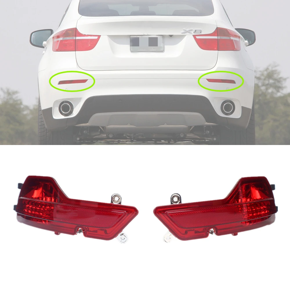 

Car-Styling Rear Bumper Reflector Light For BMW X6 E71 E72 2008 2009 63147187219/63147187220